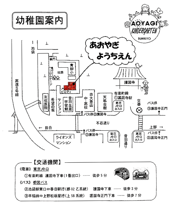 幼稚園案内図