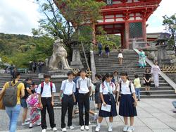 6 清水寺にて