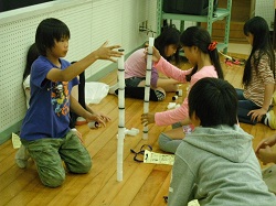 室内レクは新記録目指して頑張りました