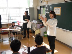 ALTデイミーさんから頑張っていた皆さんを褒めていただきました