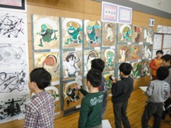 さすが6年生の絵は迫力があります