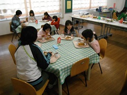給食おいしいね