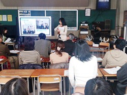 保健指導の様子を画像で説明しました