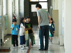 少し困ったことは、担任の先生に応援してもらっています