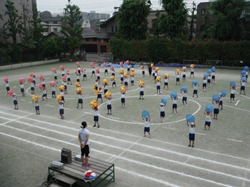 1・2年生 「HANAGASA!2015」 花笠がとてもきれいです