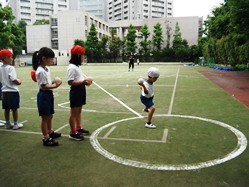 どこまで遠くに投げられたかな