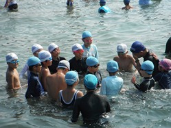 最後の海を楽しみました