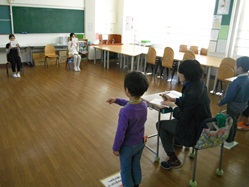 視力検査の様子です