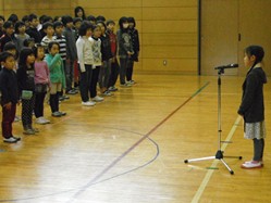 自分の言葉でしっかり発表できました
