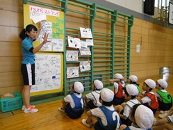 友達のよい動きを見付けながら遊ぼう
