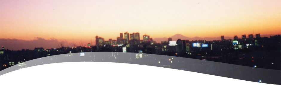 教室からの夕景